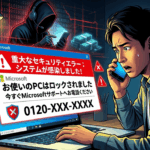 流行りの「サポート詐欺」にご注意を！